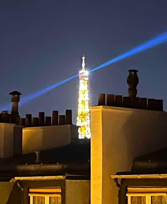De Charme, Terrasse Et Vue Tour Eiffel Appartement *